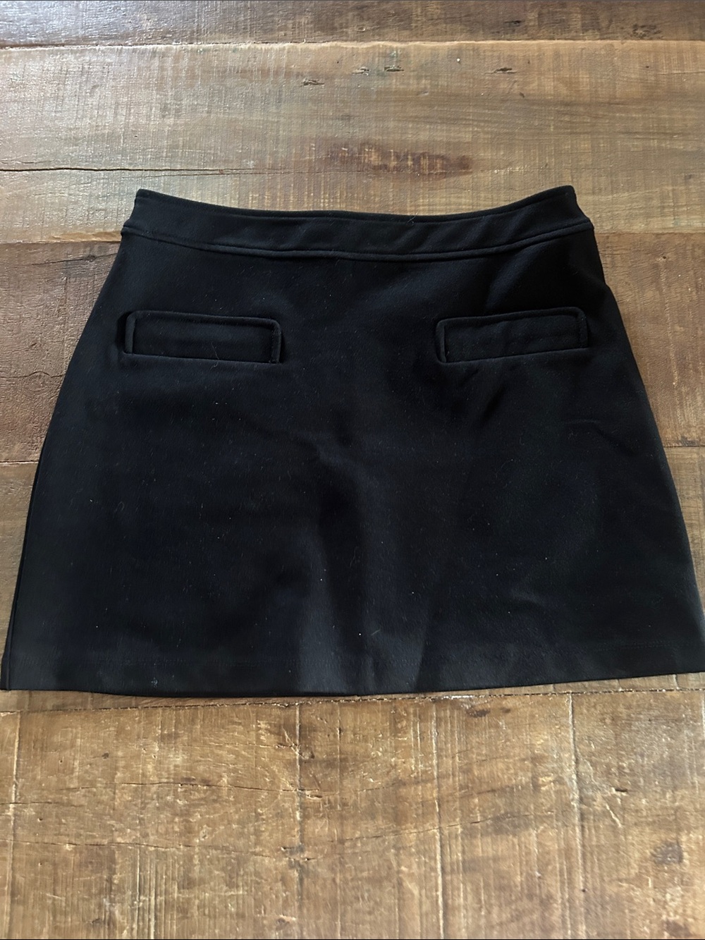 Forever 21 Black Mini Skirt with Front Welt Pockets